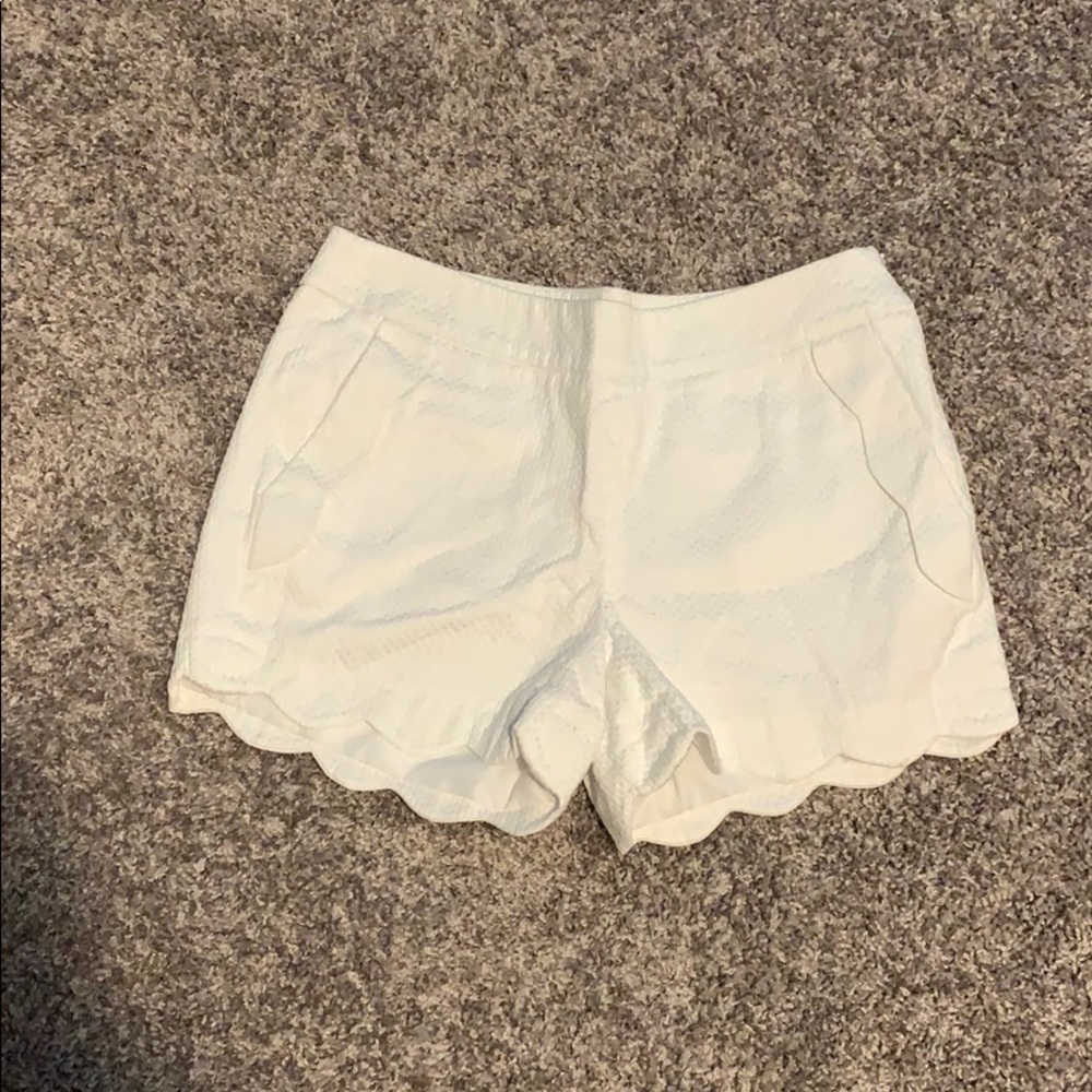 Scalloped shorts
